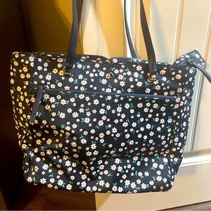 Kate Spade and Jae Fleurette Blue Tote w/wallet